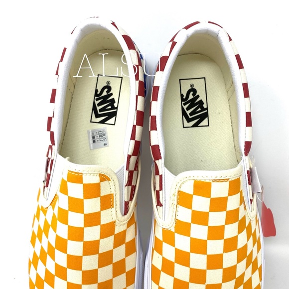 VANS Classic Slip On Checkerboard Multi Canvas Men - Picture 6 of 10
